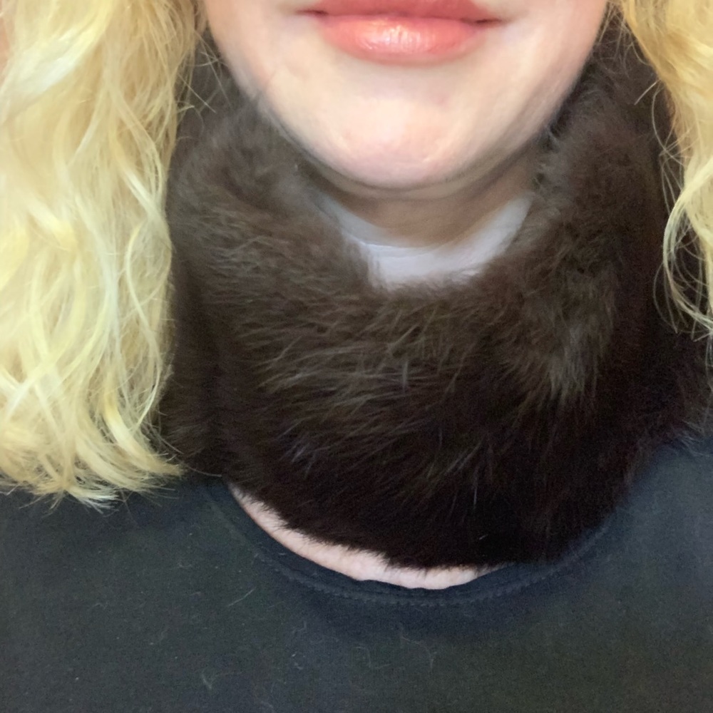 Mink scarf or hat/ headband